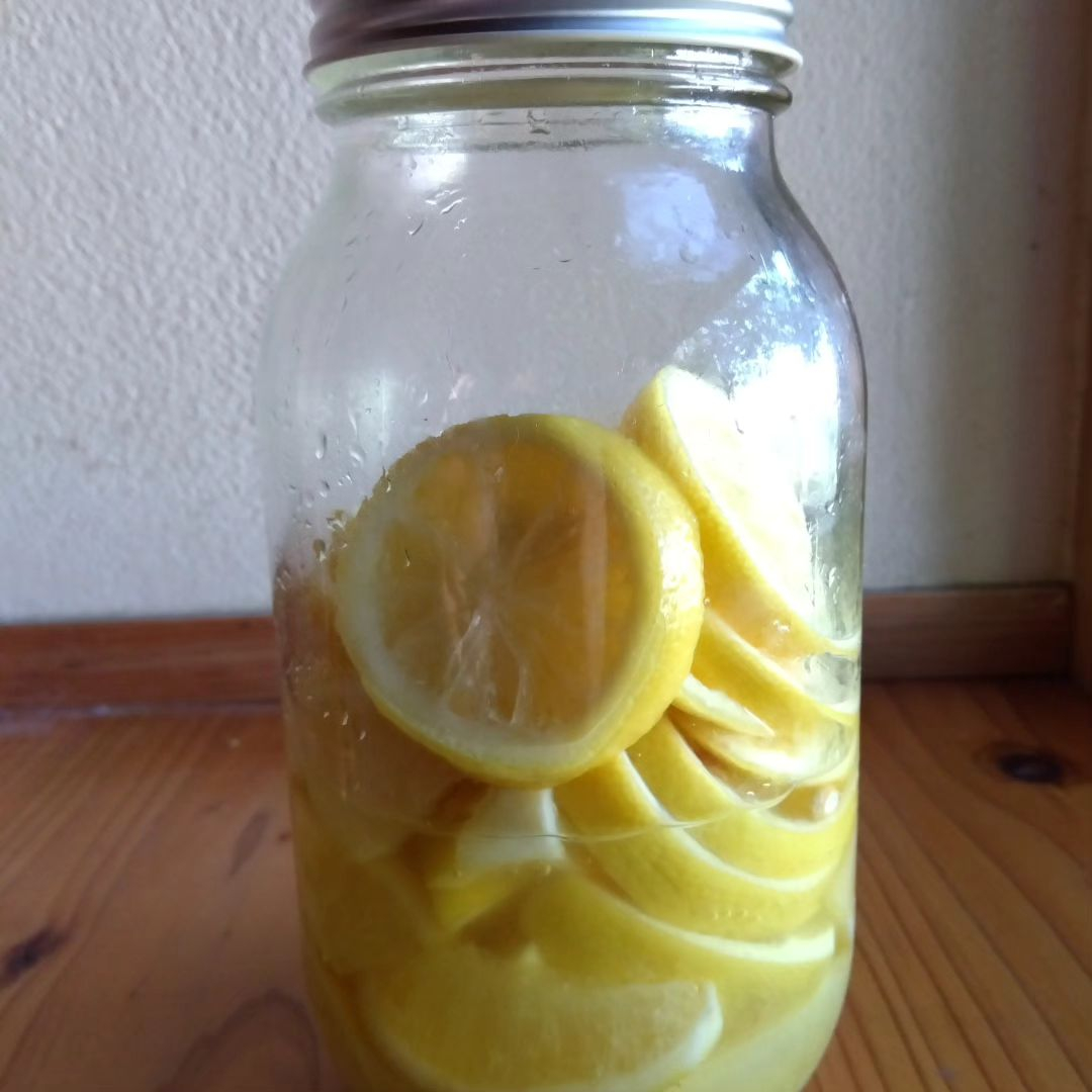 Fermented lemon and salt.