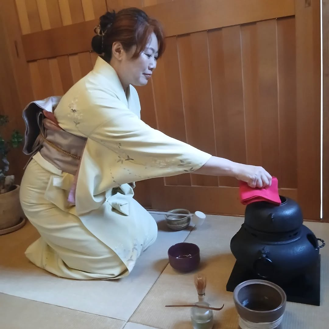 Matcha ceremony.