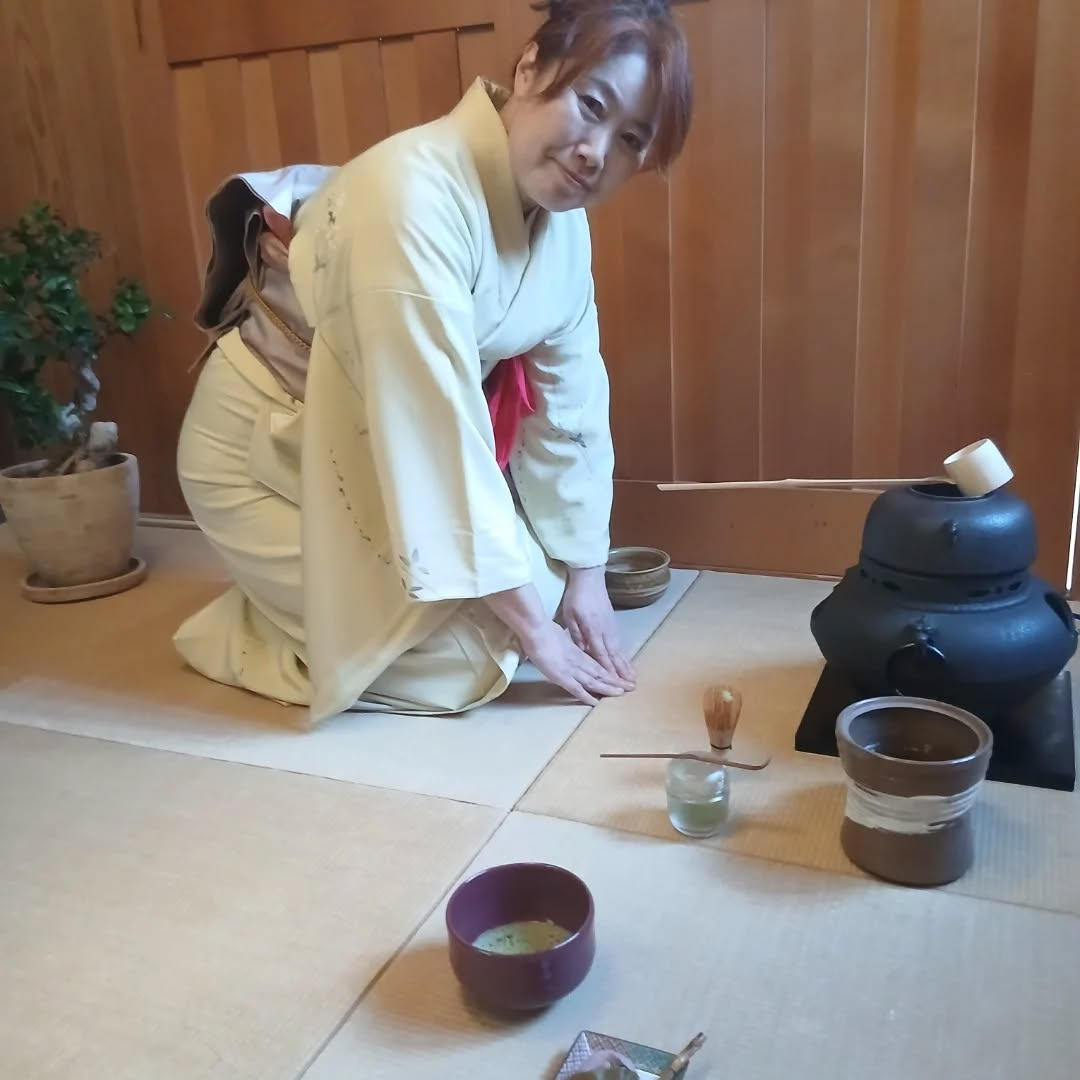 Matcha ceremony.