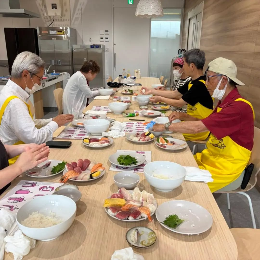 We had sushi making activity. ...