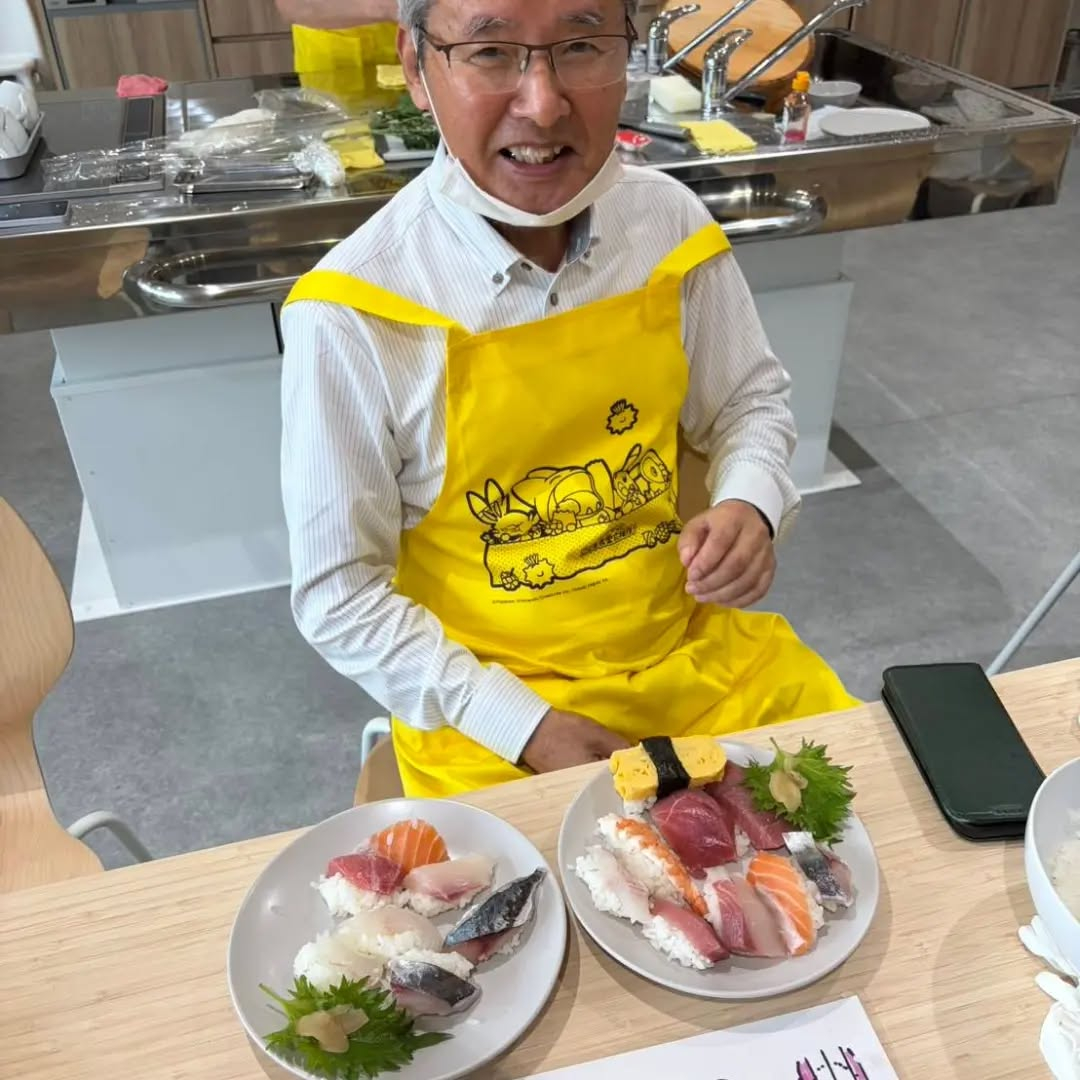 We had sushi making activity. ...