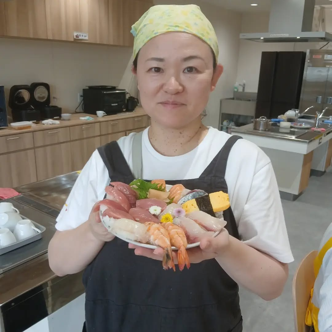 We had sushi making activity. ...