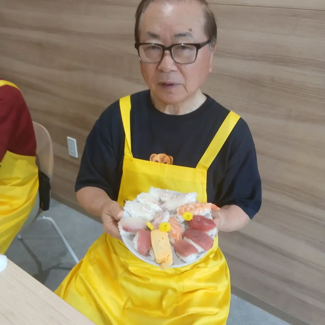 We had sushi making activity. ...