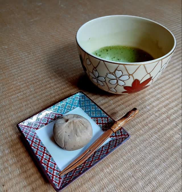 季節の甘味とお抹茶